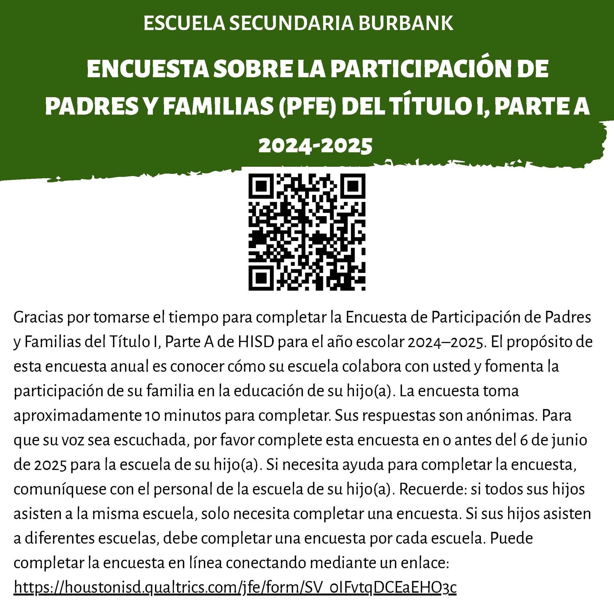 Titulo I Encuesta de Padres